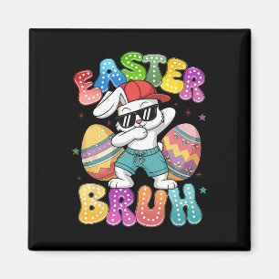 Íman Dabbing Bunny Páscoa Bruh Meme Engraçado Dizendo A