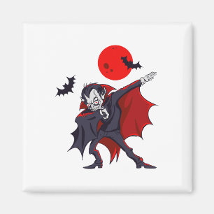 Íman Dabbing Dracula Vampiro Conde Halloween Dabula Gif