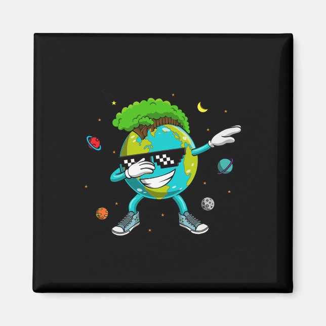 Íman Dabbing Earth Reciclagem Conversation Space Scienc (Frente)