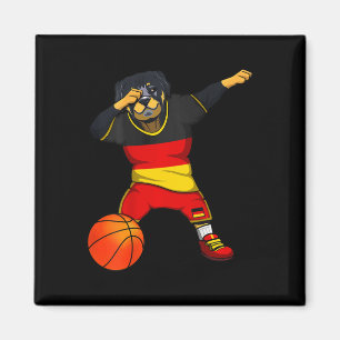 Íman Dabbing Rottweiler Alemanha Jersey Alemão Sketll L