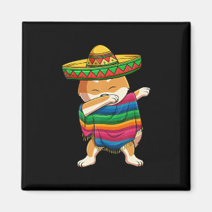 Íman Dabbing shiba inu dog Cachorro Cortado México P