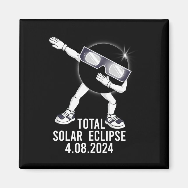 Íman Dabbing Total Solar Eclipse 04.08.2024 Fun Dab Boy (Frente)