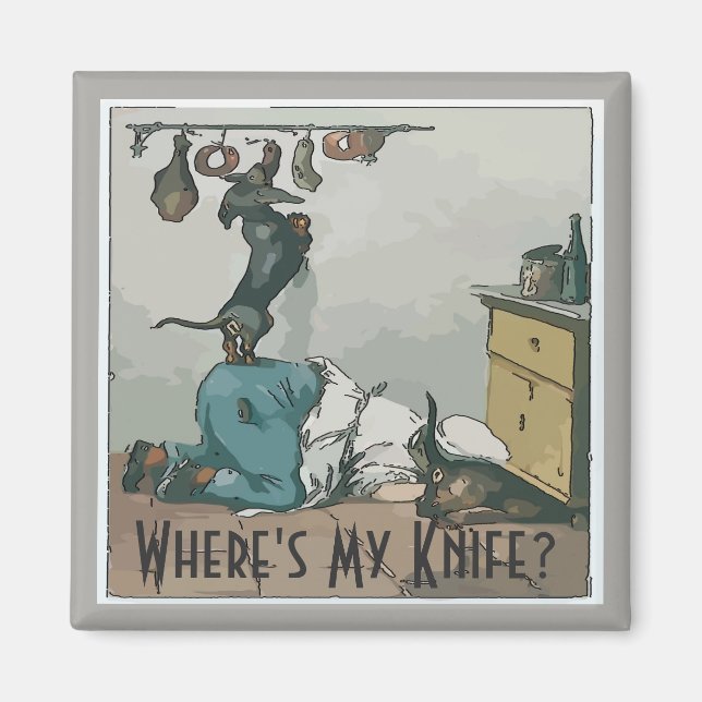 Íman Dachshances no Butchers, adicionar teste (Frente)