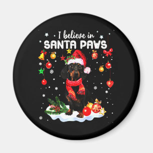 Íman Dachshund Cute Christmas