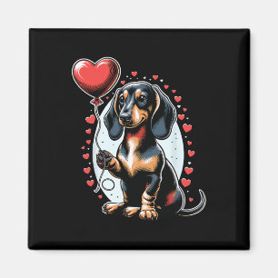 Íman Dachshund Dia dos Namorados Dono de Cachorro