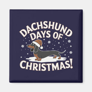 Íman Dachshund dias de Natal!