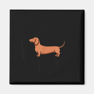 Íman Dachshund engraçado wiener cachorro longo clube ra