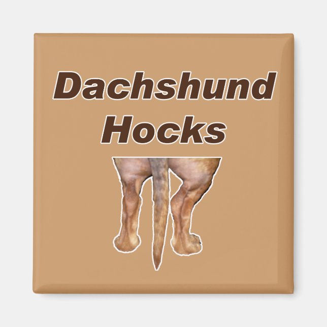 Íman Dachshund Hocks (Frente)