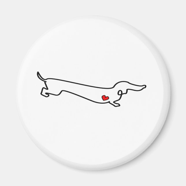 Íman Dachshund Love (Frente)