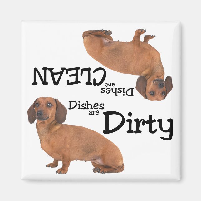 Íman Dachshund Lover Magnet (Frente)