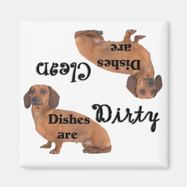 Íman Dachshund Lover Magnet (Frente)