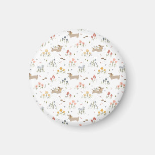 Íman Dachshund Lover Weiner Cão Enchido Cão Cão Selvage