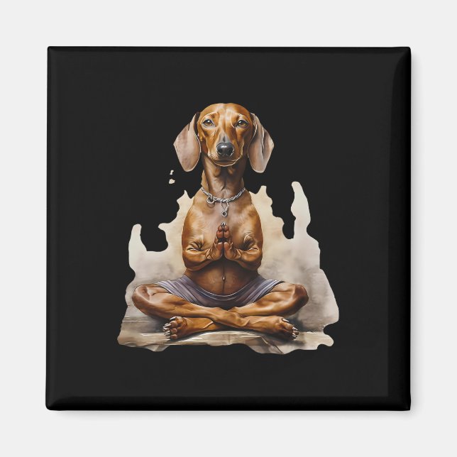 Íman Dachshund Muay Thai Boxe Caratê Kickboxing Marti (Frente)