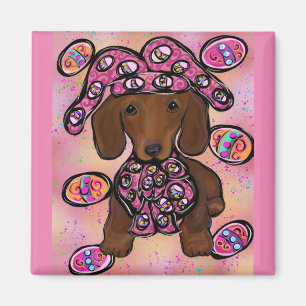 Íman Dachshund Vermelho Doxie