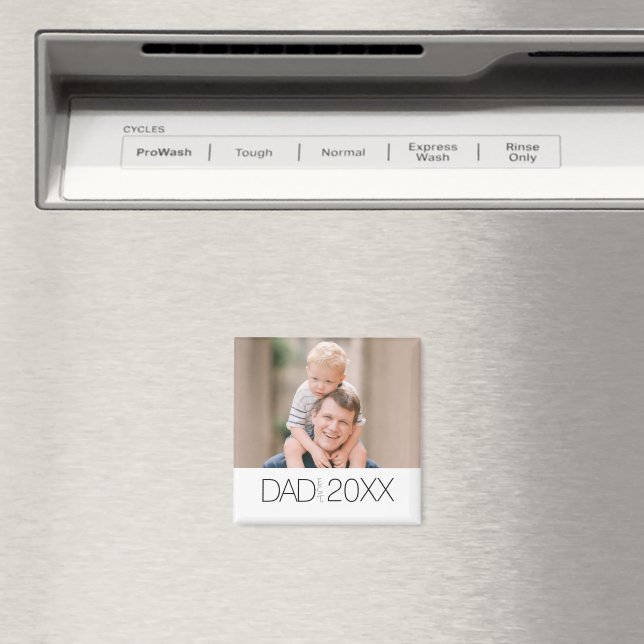 Íman Dad Established Modern photo year design  (In Situ (Dishwasher))