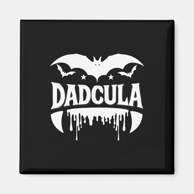 Íman Dadcula Halloween Bat Vampire Presas Fluindo Efeit (Frente)