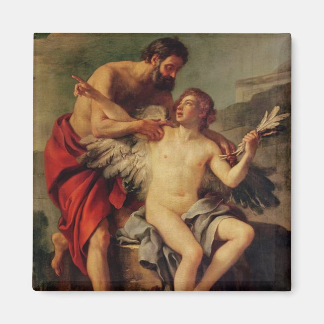 Íman Daedalus Attaching Icarus' Wings, c.1754 (Frente)