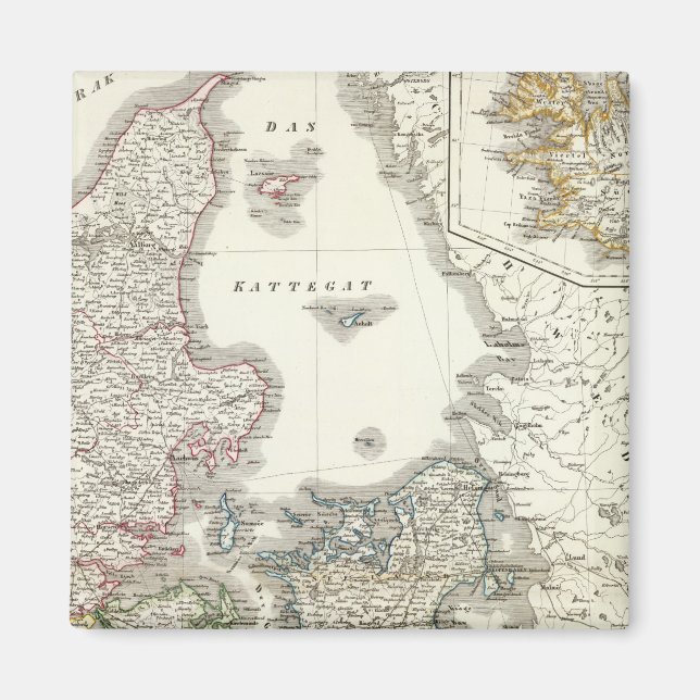 Íman Daenemark, Ilha - Dinamarca, Islândia (Frente)