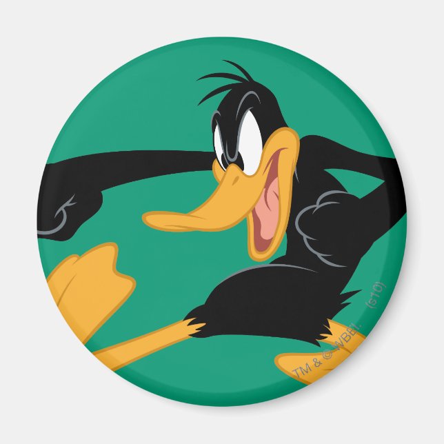 Íman DAFFY DUCK™ Balançando uma almoça (Frente)