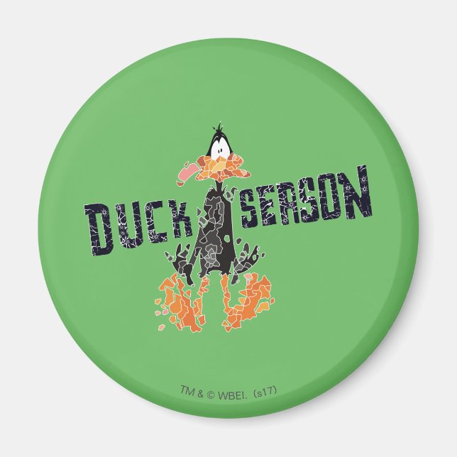 Íman DAFFY DUCK™ "Duck Season" desintegrado (Frente)