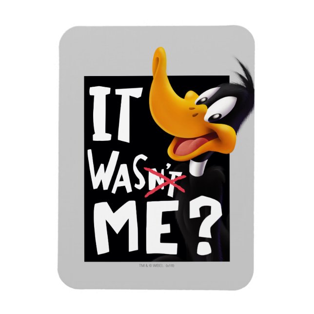 Íman DAFFY DUCK™ - Não fui eu / fui eu (Vertical)