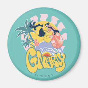 Íman DAFFY DUCK™ Surfing - Gnarly