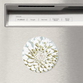 Íman Dahlia flower refrigerator magnet