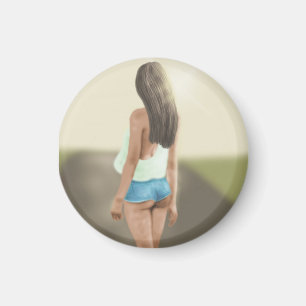 ÍMAN DAISY DUKGIRL SHORTS ART MAGNET