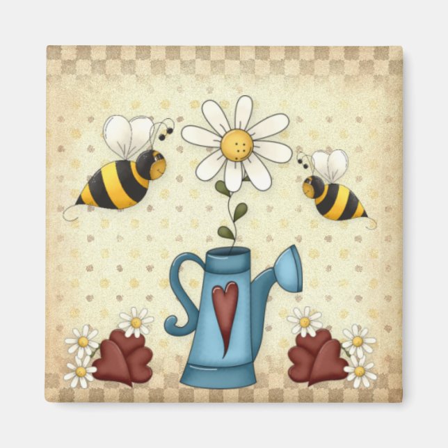 Íman Daisy Flower Magnet (Frente)