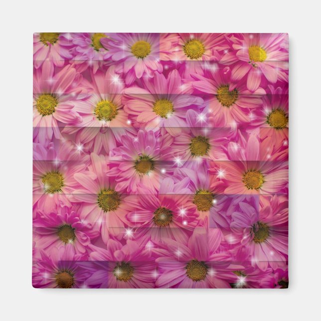 Íman Daisy Weave Rosa (Frente)