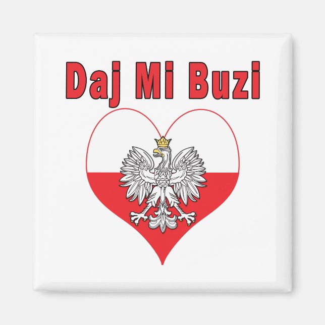 Íman Daj Mi Buzi Eagle Heart (Frente)