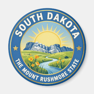 Íman Dakota do Sul Patrimônio do Estado de Mount Rushmo