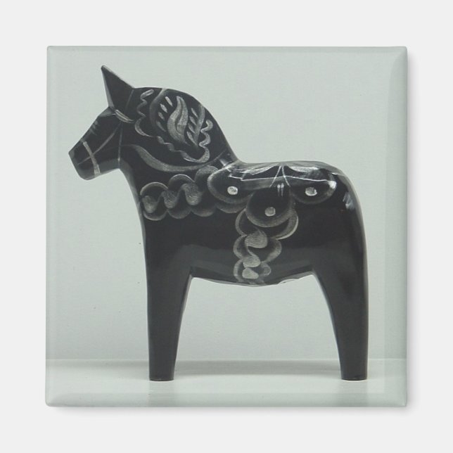 Íman DALA HORSE (preto) (Frente)
