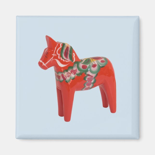 Íman Dala Horse Scandinávia Sueco (Frente)