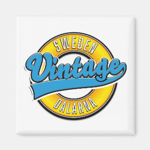 Íman Dalarna Suecia Vintage