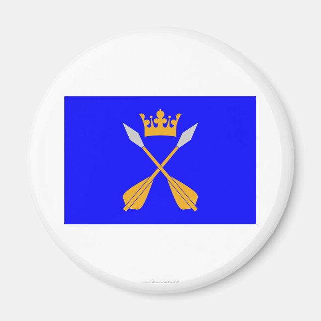 Íman Dalarnas län flag (Frente)