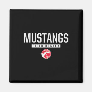 Íman Dallas Center-grimes Mustangs Logo Hóquei de Campo