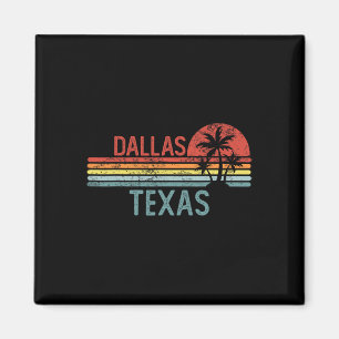 Íman Dallas Texas Engraçado Usa Viagem Cidade Casa Raíz