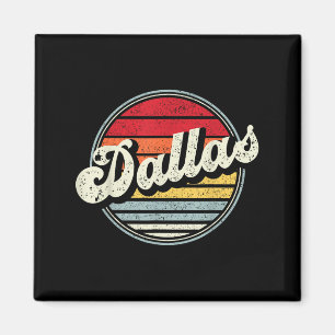 Íman Dallas Texas Tx Home State Legal Estilo 70s Sunset