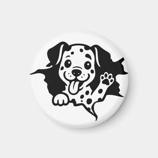 Íman Dálmata, Cachorro, Desenho (Frente)