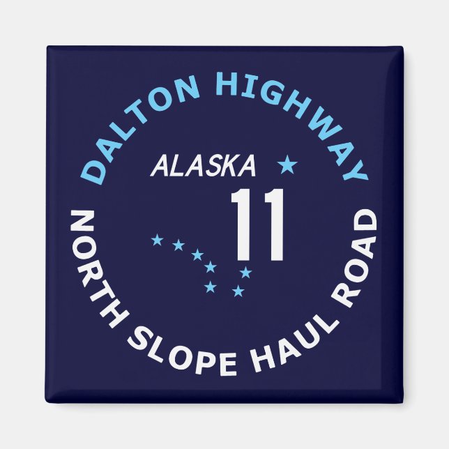Íman Dalton Highway, North Slope Haul Road (Frente)