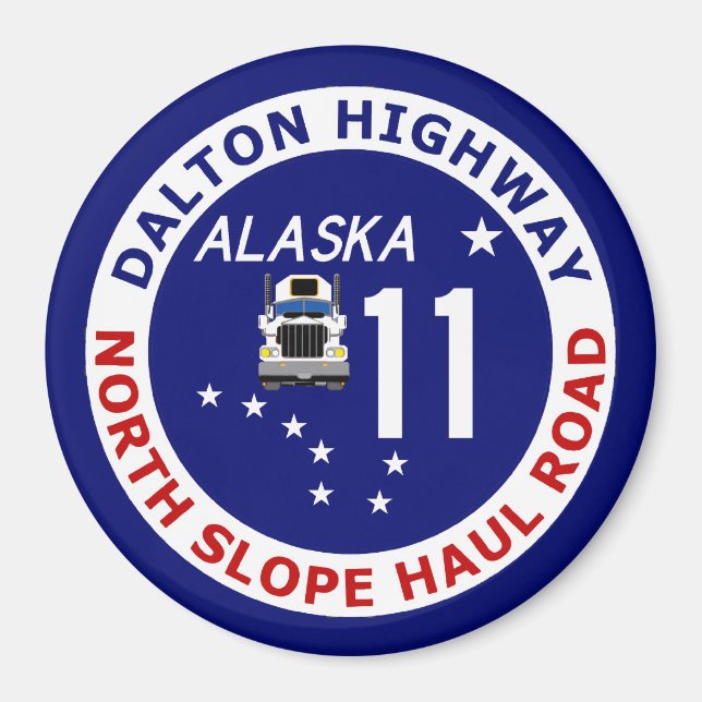 Íman Dalton Highway, North Slope Haul Road (Frente)