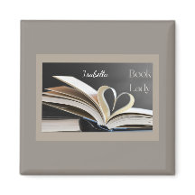 Dama do Livro, Presente Personalizado para Hobby d