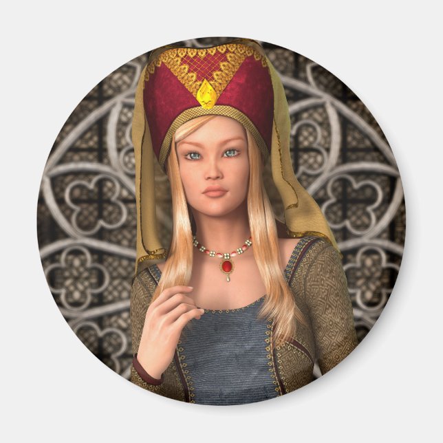 Íman Dama Medieval (Frente)