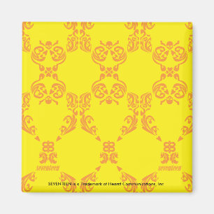 Íman Damasco amarelo alaranjado
