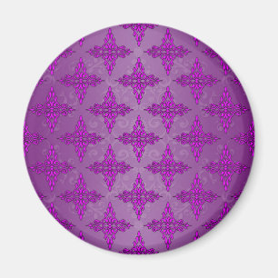 Íman Damasco de Duas Cores Roxo