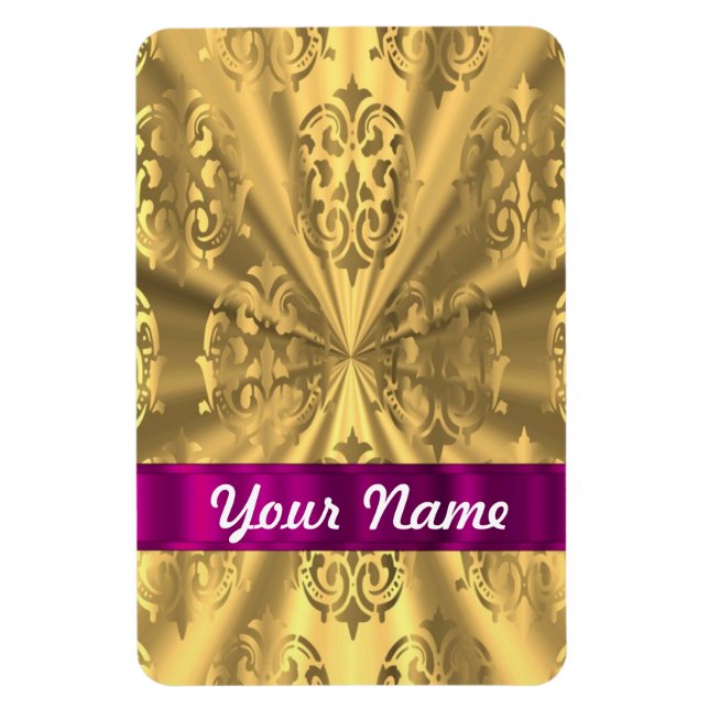 Íman Damasco de ouro elegante (Vertical)