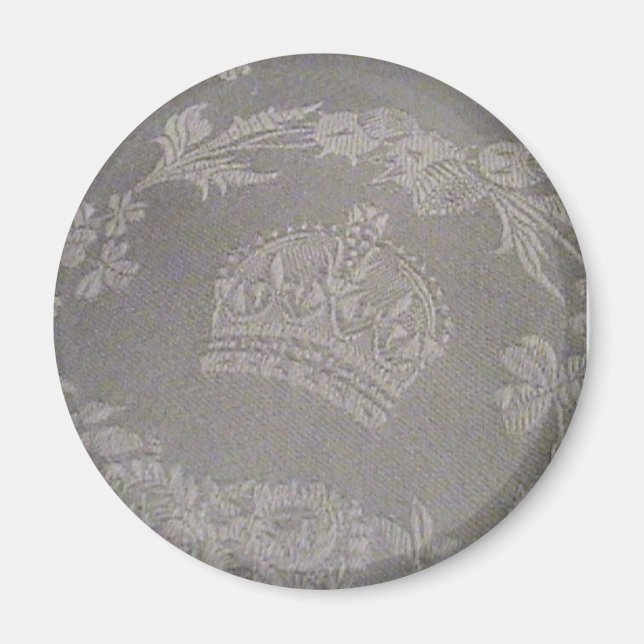 Íman Damasco Irlandês Antiquado com Coroa Real (Frente)