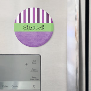 Íman Damasco Roxo, Stripes Roxas, Stripes Rachadas, Seu