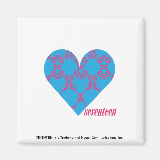 Íman Damask Magenta-Aqua 3 (Frente)